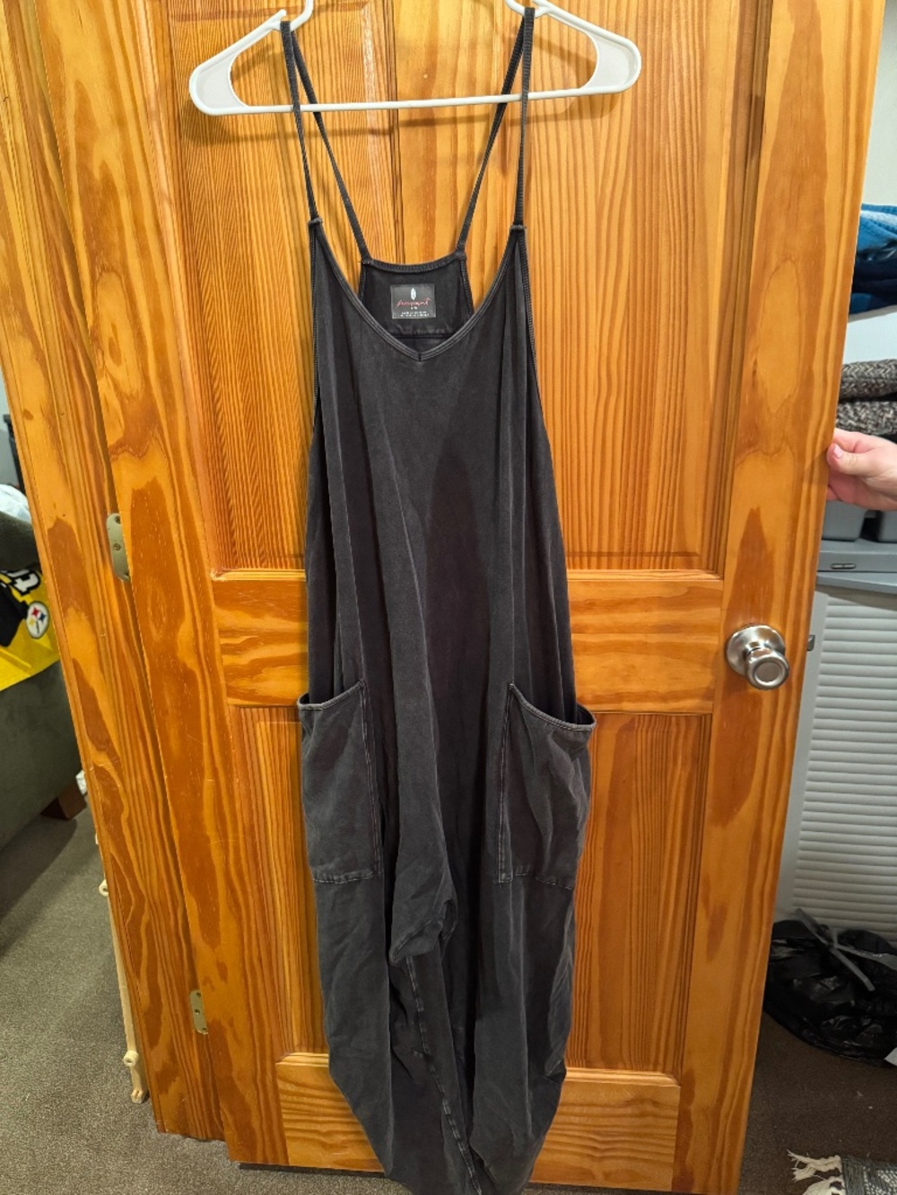 Grey Free People Hot Shot Onesie